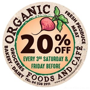 Organic Foods and Cafe Weekend Offers Food/Grocery Shop Online at Dubai Offers