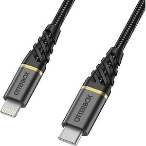 Otterbox – Premium Cable USB C-Lightning 2M USB-PD – Black Accessories Shop Online at Dubai Offers