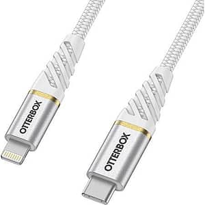 Otterbox – Premium Cable USB C-Lightning 2M USB-PD – White Accessories Shop Online at Dubai Offers