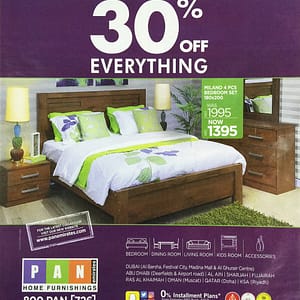 PAN Home Fournishing 30% OFF Furniture's & Decor Shop Online at Dubai Offers