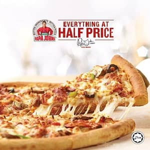 Papa John’s Pizza Half Price Offer till 16 Nov 2016 Food/Grocery Shop Online at Dubai Offers