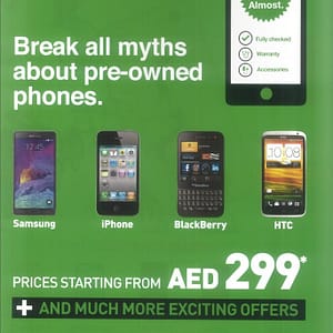 Phone2 Pre-Owned Devices Starting from 299* @ Axiom Electronics Shop Online at Dubai Offers