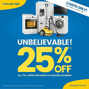 Plug Ins Offer 25% off Al Ghurair Centre Shop Online at Dubai Offers