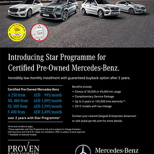 Pre-Owned Mercedes Benz Exclusive Offer Mercedes Benz Shop Online at Dubai Offers