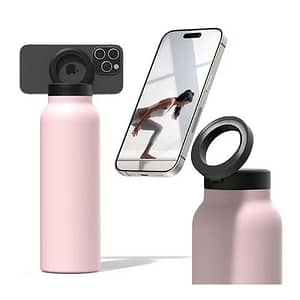 RINGO Water Bottle, 32 Oz/1 L, MagSafe Screw Lid MagSafe Booster Ring, Pink Accessories Shop Online at Dubai Offers