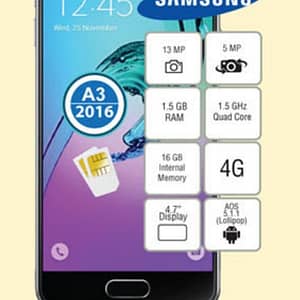 Samsung Galaxy A3 (valid till 17th Sept, 2016) Ansar Gallery Shop Online at Dubai Offers