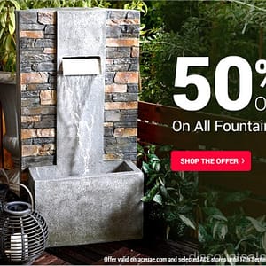 Save 50% OFF on All Fountains from ACE Hardware & Accessories Shop Online at Dubai Offers