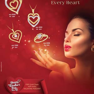 Pure Gold Jewellers Valentines Day Offers City Centre Mirdif Shop Online at Dubai Offers 5