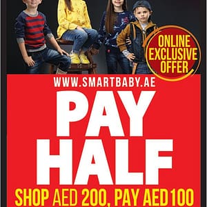 Smart Baby Pay Half Offer Children Shop Online at Dubai Offers