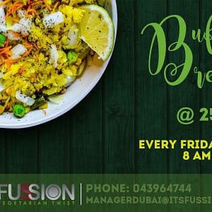 Special Weekend Breakfast Buffet at It’s Fusion Vegetarian Twist Food, Grocery & Dining Shop Online at Dubai Offers