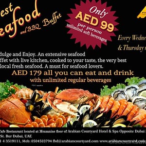 Taste the Pharaoh Cafe & Restaurant’s Best Seafood & BBQ Buffet from AED 99 Food, Grocery & Dining Shop Online at Dubai Offers