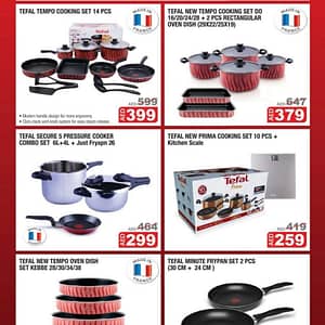 Tefal Kitchen Sets Deals at LULU Household Shop Online at Dubai Offers