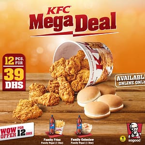 The Amazing KFC Mega Deal exclusive online Fast Foods & Coffee Shops Shop Online at Dubai Offers