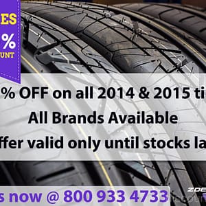 Tires Sale 60%* OFF @ ZDegree Accessories Shop Online at Dubai Offers