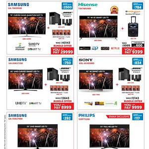 UHD & Smart TV Exclusive Offer @ Emax Appliances Shop Online at Dubai Offers