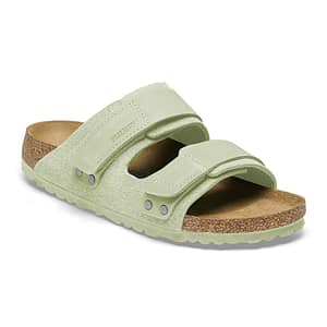 Uji Nubuck Leather/Suede Faded Lime Unisex Shoes Shop Online at Dubai Offers