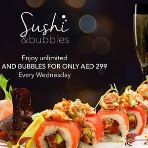 Unlimited Sushi & Bubbles @ Cavalli Club Dubai Food, Grocery & Dining Shop Online at Dubai Offers