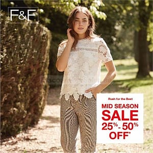 Upto 50% off F&F Mid-Season Sale Al Ghurair Centre Shop Online at Dubai Offers