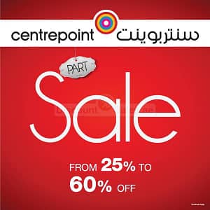 Upto 60% off Centrepoint Part Sale Al Ghurair Centre Shop Online at Dubai Offers