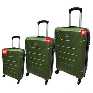 VERAGE ABS 4 WHEEL TROLLEY 3 PCS SET Bags & Accessories Shop Online at Dubai Offers