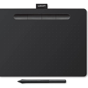 Wacom Intuos Digital Drawing Tablet, Medium, Black Mobiles & Tablets Shop Online at Dubai Offers