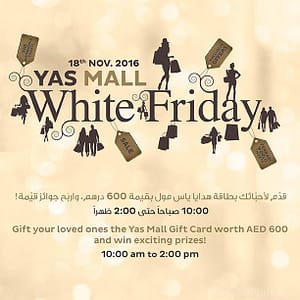 Yas Mall White Friday Exclusive Offers Entertainment Offers Shop Online at Dubai Offers