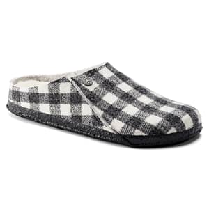 Zermatt Shearling Felt Plaid White Unisex Shoes Shop Online at Dubai Offers