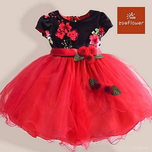 Zoe Flower Girl Dress – Red Baby Products Shop Online at Dubai Offers