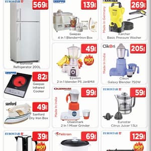 Electronic Home Appliances Special Offer @ Nesto Appliances Shop Online at Dubai Offers