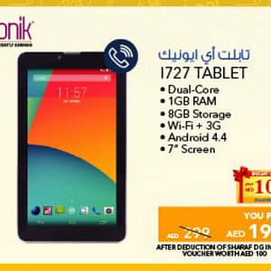 i-onik I727 Tablet (from 10th Aug 2016 Till Limited period) City Centre Al Shindagha Shop Online at Dubai Offers