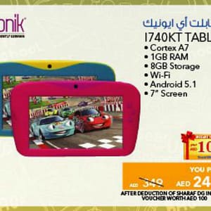 i-onik I740KT Tablet (from 10th Aug 2016 Till Limited period) City Centre Al Shindagha Shop Online at Dubai Offers