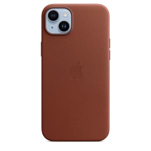 iPhone 14 Plus Leather Case with MagSafe – Umber Accessories Shop Online at Dubai Offers