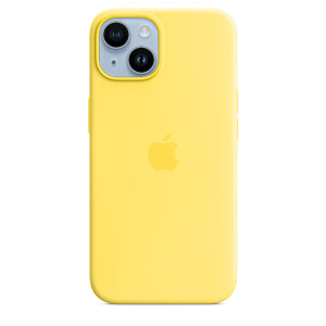 iPhone 14 Silicone Case with MagSafe – Canary Yellow Accessories Shop Online at Dubai Offers