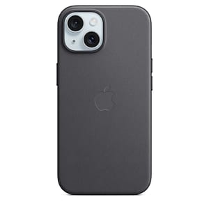 iPhone 15 FineWoven Case with MagSafe – Black Accessories Shop Online at Dubai Offers