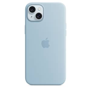 iPhone 15 Plus Silicone Case with MagSafe – Light Blue Accessories Shop Online at Dubai Offers