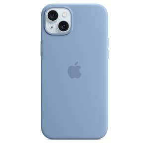 iPhone 15 Plus Silicone Case with MagSafe – Winter Blue Accessories Shop Online at Dubai Offers