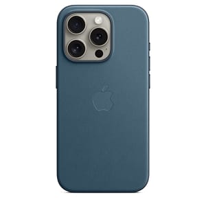 iPhone 15 Pro FineWoven Case with MagSafe – Pacific Blue Accessories Shop Online at Dubai Offers