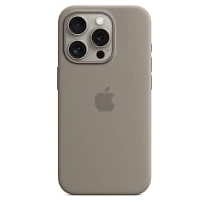 iPhone 15 Pro Silicone Case with MagSafe – Clay Accessories Shop Online at Dubai Offers