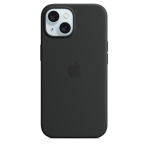 iPhone 15 Silicone Case with MagSafe – Black Accessories Shop Online at Dubai Offers