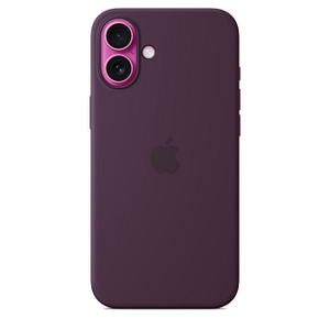 iPhone 16 Plus Silicone Case with MagSafe – Plum Accessories Shop Online at Dubai Offers