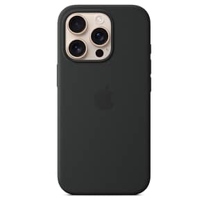 iPhone 16 Pro Silicone Case with MagSafe – Black Accessories Shop Online at Dubai Offers