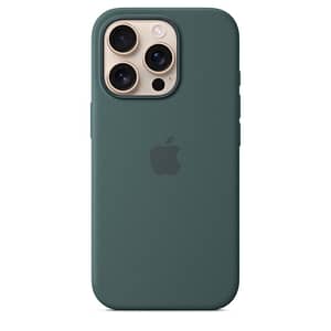 iPhone 16 Pro Silicone Case with MagSafe – Lake Green Accessories Shop Online at Dubai Offers