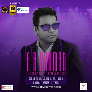 A. R. Rahman Live in Riyadh – Concerts Concerts Shop Online at Dubai Offers