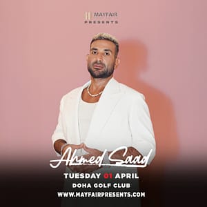 Arabic Events Ahmad Saad Live At Doha Golf Club Arabic Events Shop Online at Dubai Offers