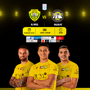 Al Wasl FC vs Kalba FC – Sports Events Sports Events Shop Online at Dubai Offers