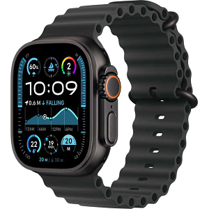 Apple Watch Ultra 2 GPS + Cellular 49mm Black Titanium Case with Black Ocean Band Wearables & Smart Watches Shop Online at Dubai Offers