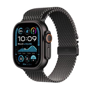 Apple Watch Ultra 2 GPS + Cellular 49mm Black Titanium Case with Black Titanium Milanese Loop – Apple Watch Shop Online at Dubai Offers