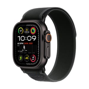 Apple Watch Ultra 2 GPS + Cellular 49mm Black Titanium Case with Black Trail Loop – M/L Apple Watch Shop Online at Dubai Offers