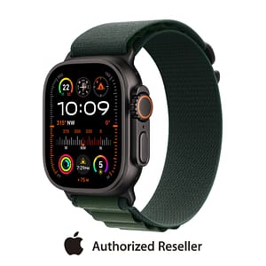 Apple Watch Ultra 2 GPS + Cellular 49mm Black Titanium Case with Dark Green Alpine Loop – Medium Wearables & Smart Watches Shop Online at Dubai Offers