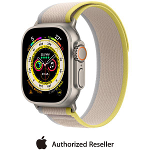 Apple Watch Ultra Titanium case 49mm YellowBeige Trail Loop GPS+CELL-SM Wearables & Smart Watches Shop Online at Dubai Offers